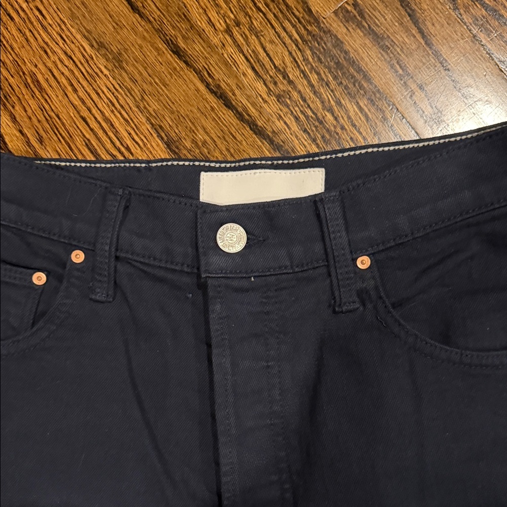 MOTHER High-Waisted Spinner Skimp in The devil may care - Picture 4 of 15